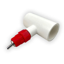 Load image into Gallery viewer, Poultry Nipples + PVC Tee Fittings | 6 Pack