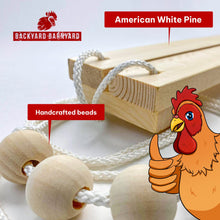 Load image into Gallery viewer, Wooden Chicken Swing | 2 Bar