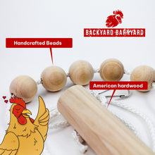 Load image into Gallery viewer, Wooden Chicken Swing | Round Bar