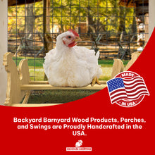 Load image into Gallery viewer, Wooden chicken rocker roosting bar made in USA
