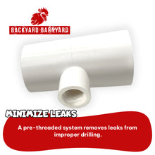 Load image into Gallery viewer, PVC Tee 1/2" Fittings | 12 Pack