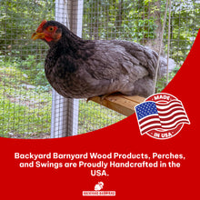 Load image into Gallery viewer, Wooden Chicken Swing | 2 Bar