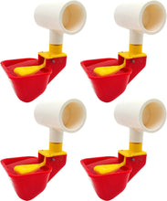 Load image into Gallery viewer, Poultry Cup with 1/2" PVC Tee | No Peck Auto-Fill | 4 Pack