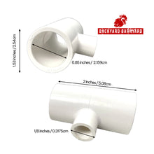 Load image into Gallery viewer, PVC Tee 1/2" Fittings | 12 Pack