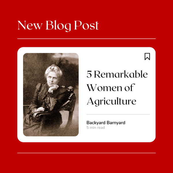 Celebrating International Women's Month: 5 Remarkable Women of Agriculture