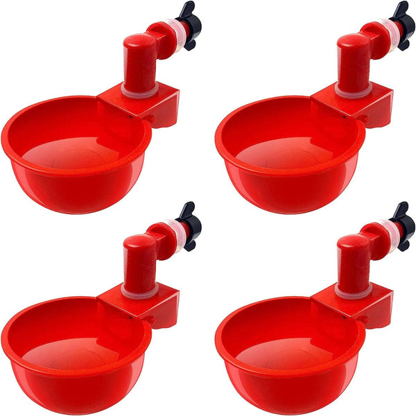 Poultry Auto-Fill Waterer Cup | 4 Pack
