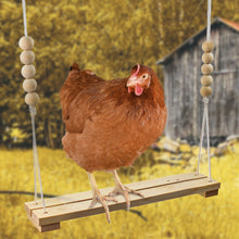 Load image into Gallery viewer, Wooden Chicken Swing | 2 Bar
