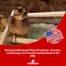 Load image into Gallery viewer, Wooden mini chick perch made in USA
